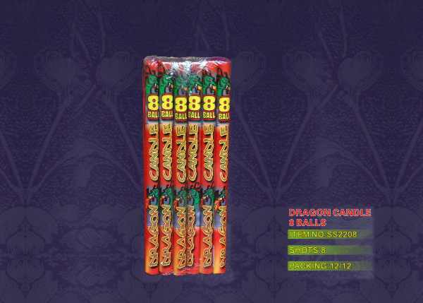 DRAGON CANDLE 8 BALLS